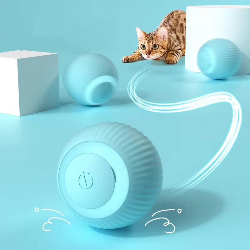  🎾 Smart Rolling Cat Ball – Automatic & Interactive! 🐱⚡