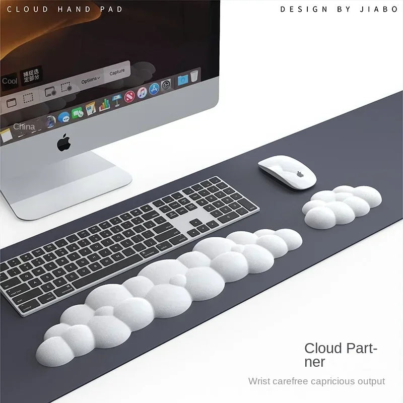 Ergonomic Cloud Wrist Rest ☁️⌨️ | Memory Foam for Ultimate Comfort